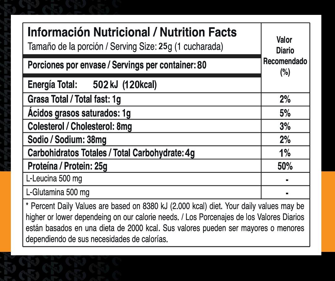 PROTEÍNA 100% WHEY VAINILLA 4.4 lb