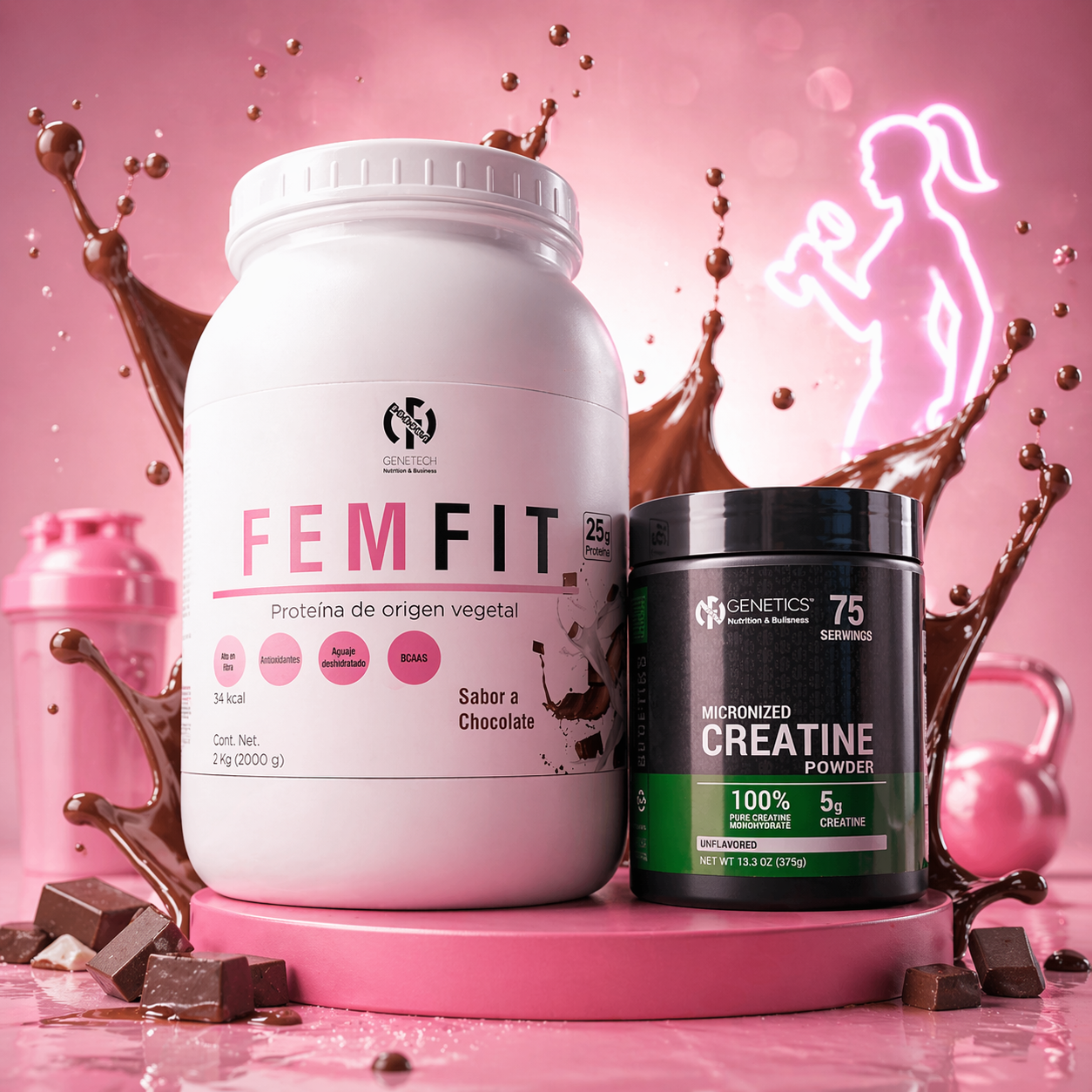 COMBO FEMFIT + CREATINA MONOHIDRATADA