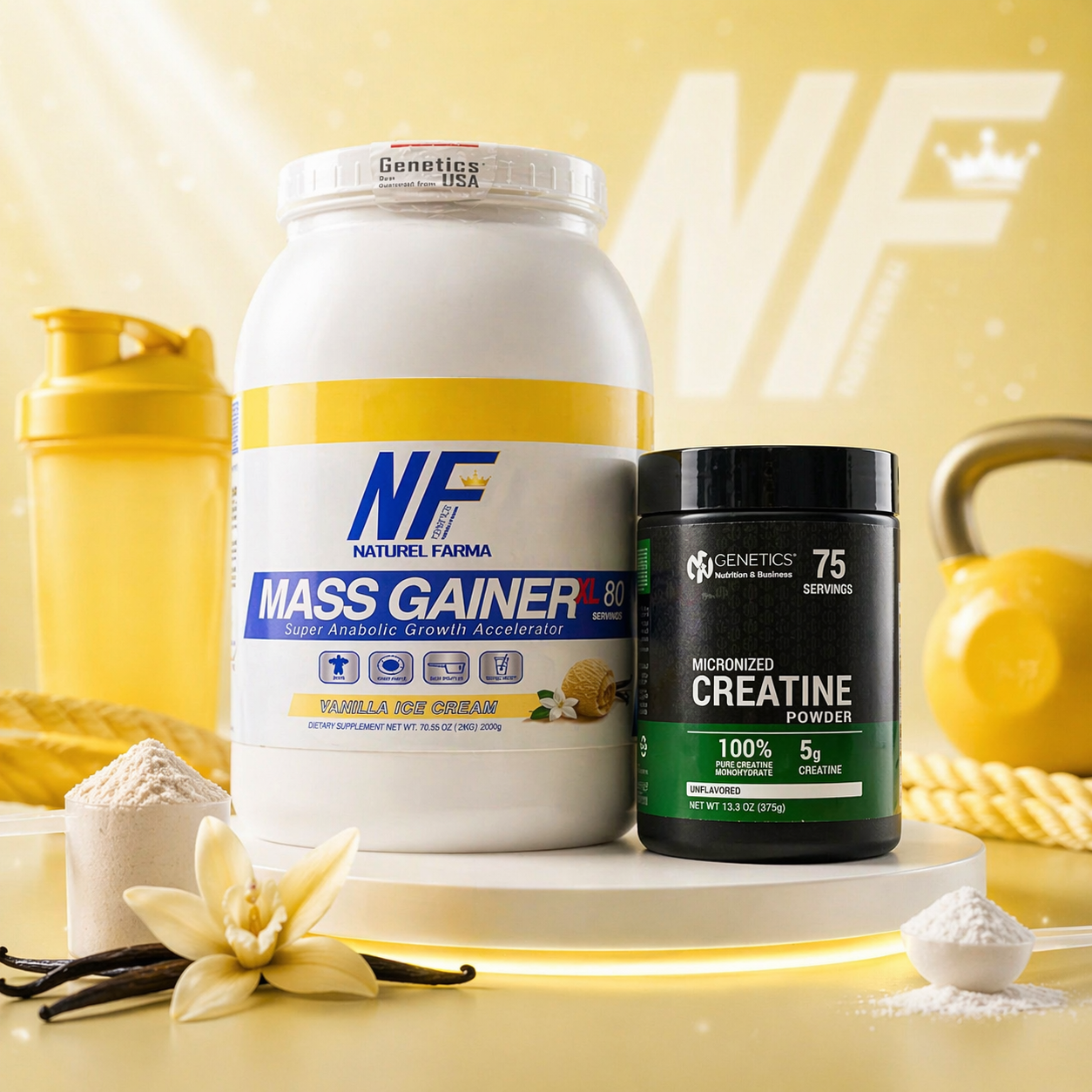 COMBO MASS GAINER + CREATINA MONOHIDRATADA