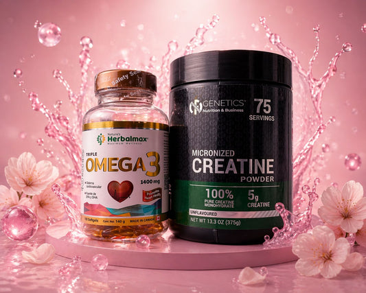 COMBO CREATINA MONOHIDRATADA + OMEGA 3