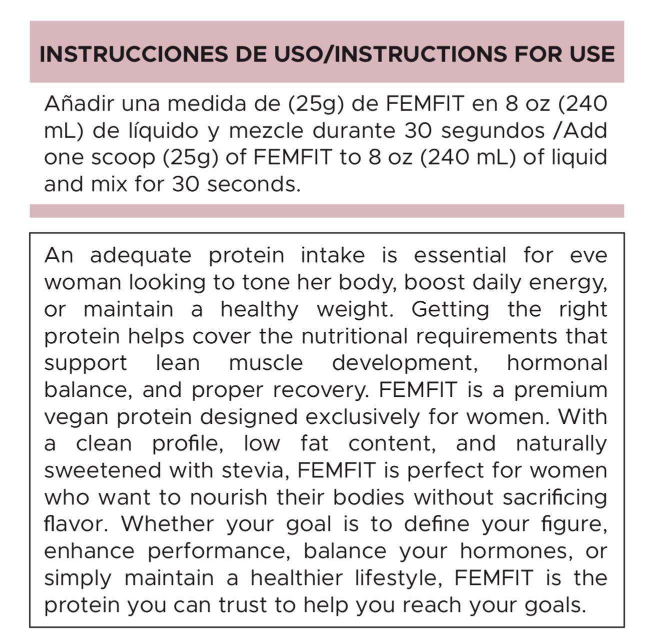PROTEÍNA FEMFIT 4.4 lb