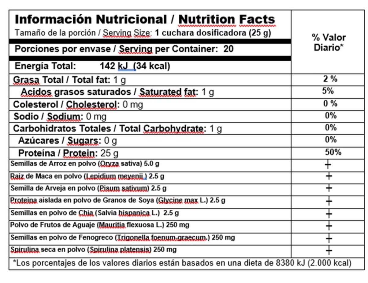 PROTEINA VEGANA CHOCOLATE 700 G